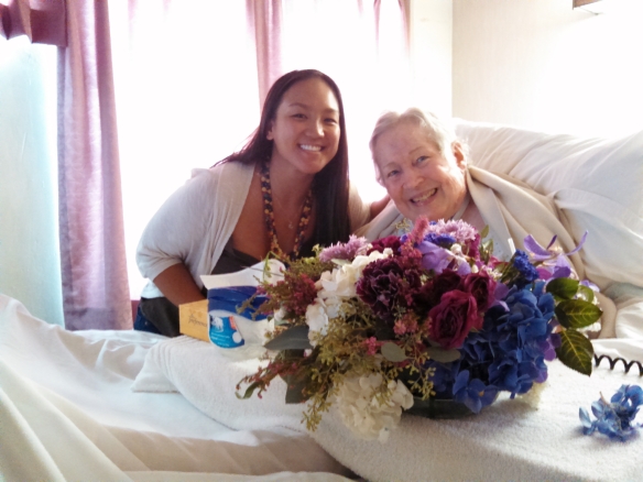 share the aloha, share the aloha program, floral donations, adam and jessica, ihilani koolina, island nursing home